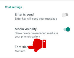 Cara 1a Mengubah Ukuran Huruf Di Whatsapp