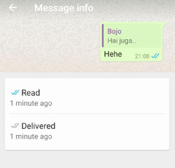Cara 1c Menampilkan Info Pesan Di Whatsapp