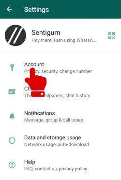 Cara 1c Menghapus Akun Whatsapp