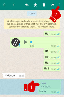Cara 2a Menyalin Pesan Di Whatsapp
