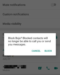 Cara 2b Memblokir Akun Di Whatsapp