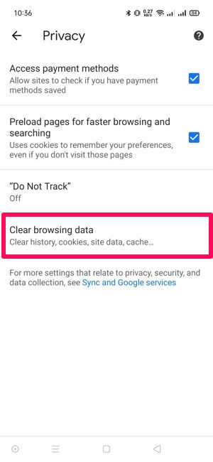 Cara Hapus Cache Browser Google Chrome Android 7
