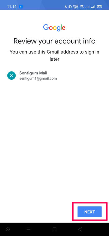 Cara Membuat Email Dengan Gmail Mobile 8