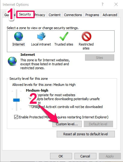 Cara Mengaktifkan Javascript Di Browser Internet Explorer 2