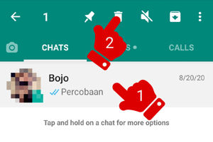 Menghapus Percakapan Di Whatsapp 1