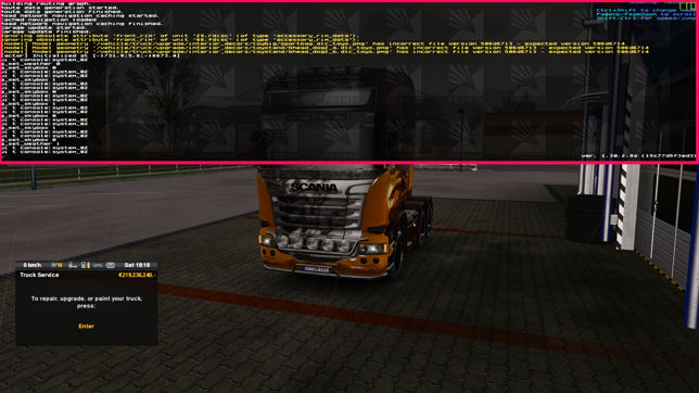 Cara Mengaktifkan Developer Console Di Game Euro Truck Simulator 2 A