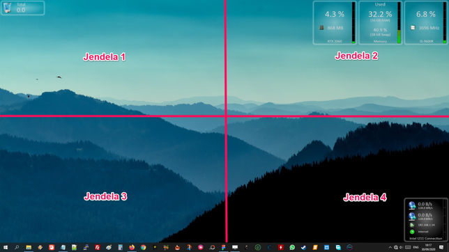 Cara Split Screen Di Windows 10 Img1