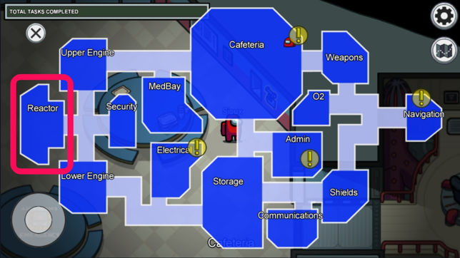 Reactor The Skeld Map