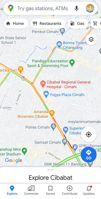Cara Cek Kondisi Lalu Lintas Lewat Google Maps Img 11