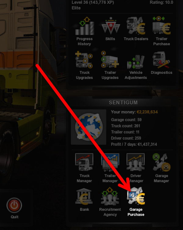Cara Membeli Semua Garasi Di Euro Truck Simulator 2 Img 1