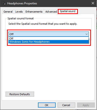 3 Cara Mengaktifkan Windows Sonic Spatial Sound Di Windows 10 Img 9