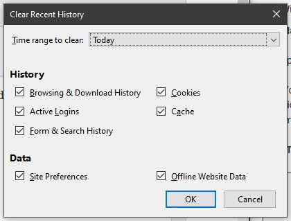 Cara Membersihkan History Dan Cache Firefox Lewat Shortcut Img 1