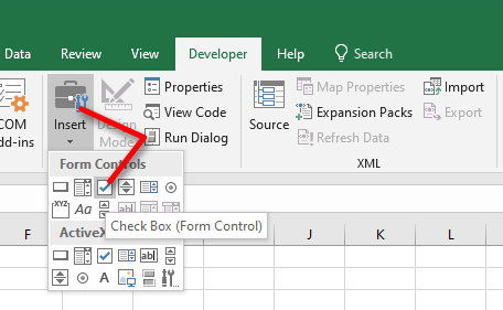 Cara Membuat Kotak Checklist Di Microsoft Excel Img 3