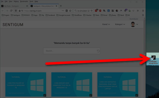 Cara Membuat Shortcut Website Di Windows 10 Img 2