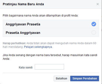 Cara Mengganti Nama Akun Facebook Img 6