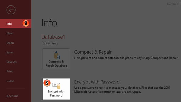 Cara Mengunci Dokumen Microsoft Access Dengan Password Img 2