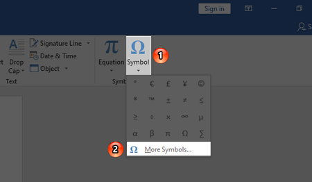 Cara Menyisipkan Simbol Derajat Di Microsoft Word Img 5
