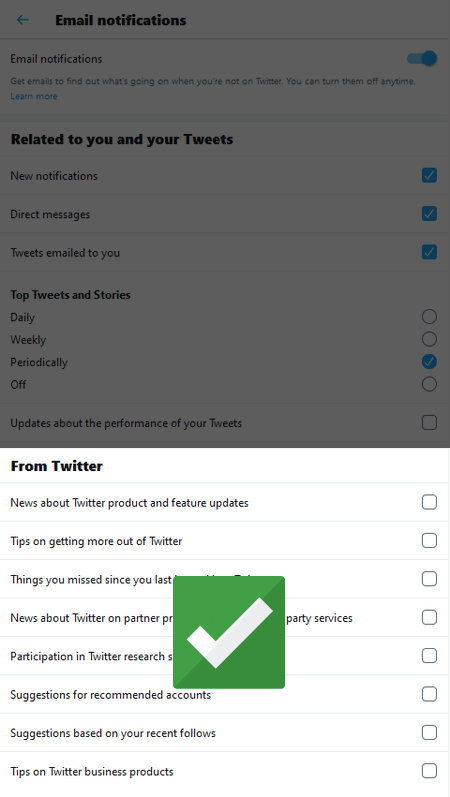 Cara Nonaktifkan Notifikasi Email Dari Twitter Img 14