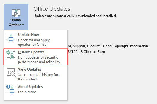 Cara Nonaktifkan Update Otomatis Microsoft Office Img 4