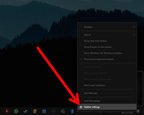 Cara Otomatis Menyembunyikan Taskbar Di Windows 10 Img 1