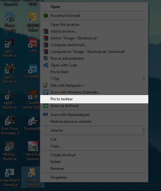 Cara Pin Folder Ke Taskbar Di Windows 10 Img 4