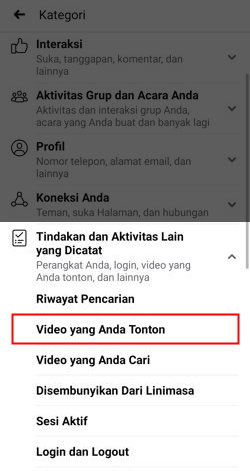 Cara Akses Riwayat Tontonan Video Di Facebook Img 14