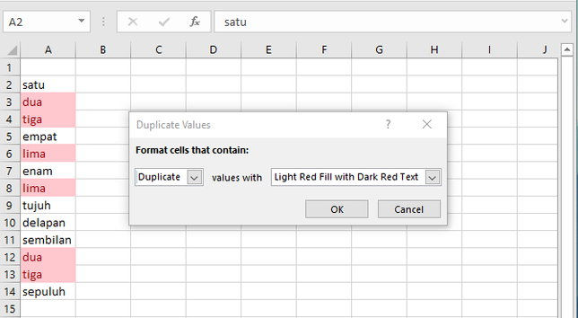 Cara Cek Duplikasi Entri Di Microsoft Excel Img 3