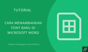 Cara Menambahkan Font Baru Di Microsoft Word