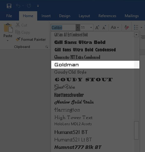 Cara Menambahkan Font Baru Di Microsoft Word Img 8