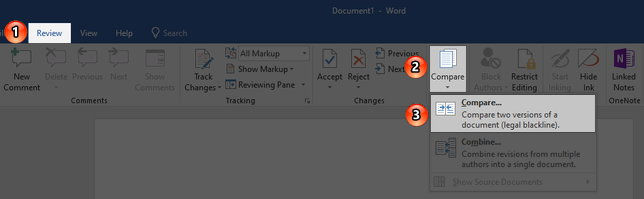 Komparasi 2 Dokumen Menggunakan Microsoft Word Img 1