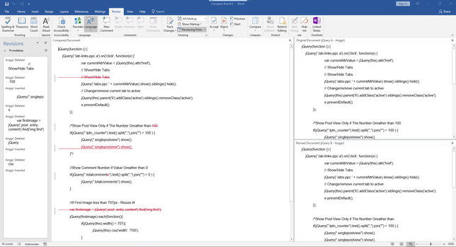 Komparasi 2 Dokumen Menggunakan Microsoft Word Img 4