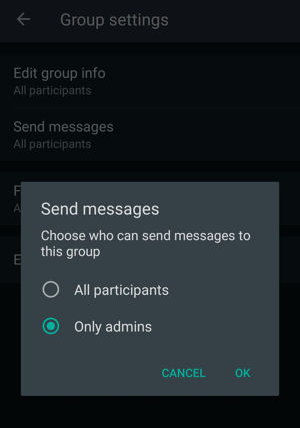 Cara Hanya Admin Yang Dapat Mengirimkan Pesan Di Grup Whatsapp Img 4