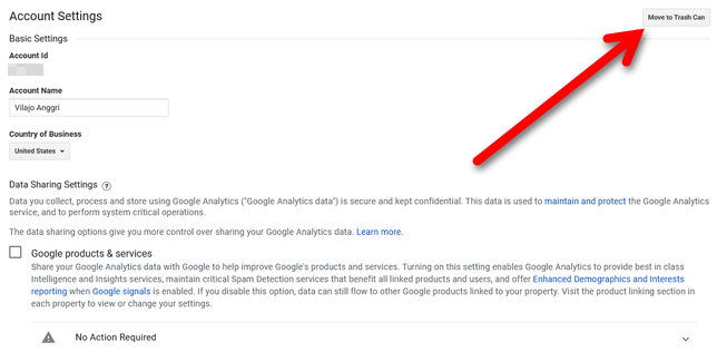 Cara Hapus Akun Atau Website Di Google Analytics Img 3