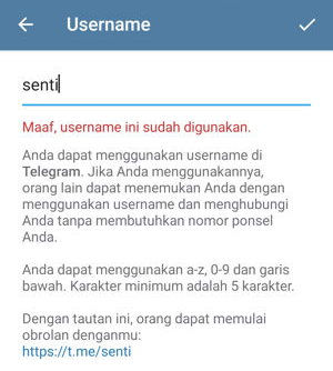 Cara Membuat Atau Mengganti Username Di Telegram Img 4