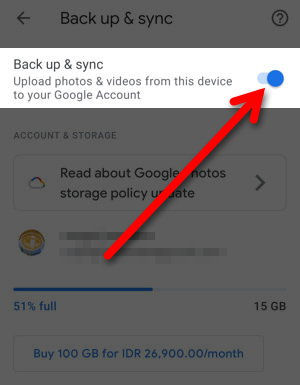 Cara Mengaktifkan Opsi Pencadangan Google Photos Di Android Img 6