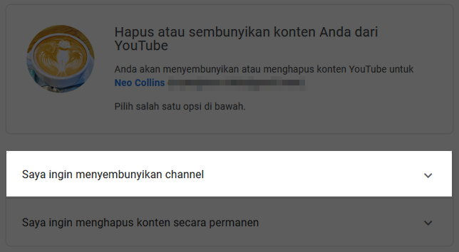 Cara Menonaktifkan Sementara Channel Youtube Img 4