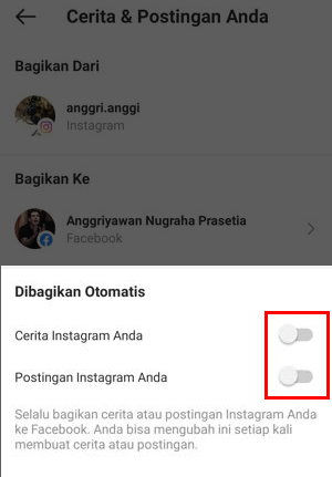 Cara Otomatis Bagikan Story Dan Postingan Instagram Ke Facebook Img 12