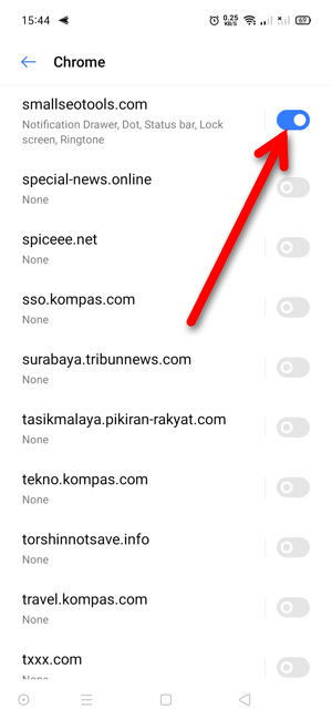 Cara Blokir Notifikasi Situs Web Di Google Chrome Android Img 4
