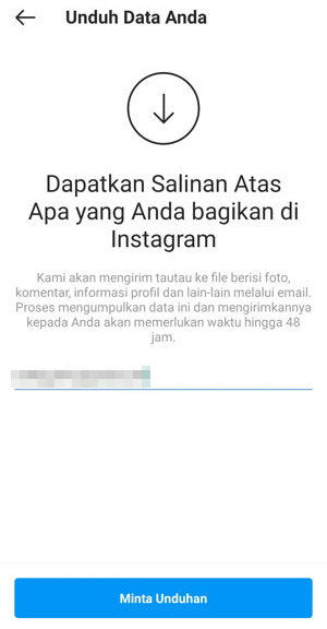 Cara Mengunduh Salinan Data Akun Instagram Img 16