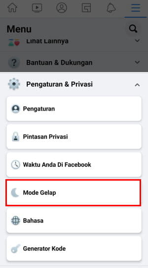 Cara Mengaktifkan Dark Mode Di Facebook Img 5