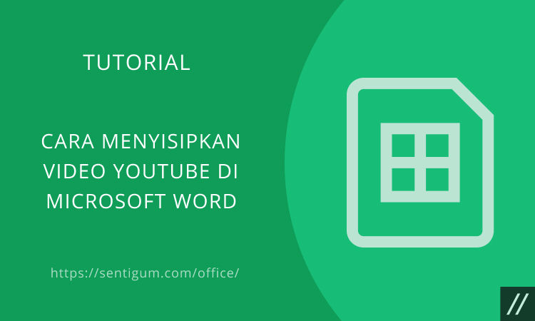 Cara Menyisipkan Video Youtube Di Microsoft Word