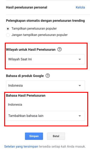 Cara Mengganti Bahasa Penelusuran Di Google Img 6