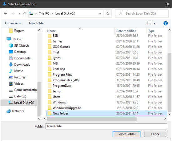 Cara Ubah Lokasi Folder Pengguna Di Windows 10 Img 10