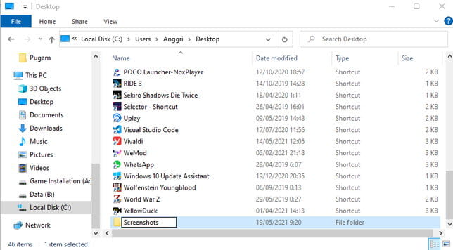 Lokasi Screenshot Di Windows 10 Dan Cara Mengubahnya Img 3