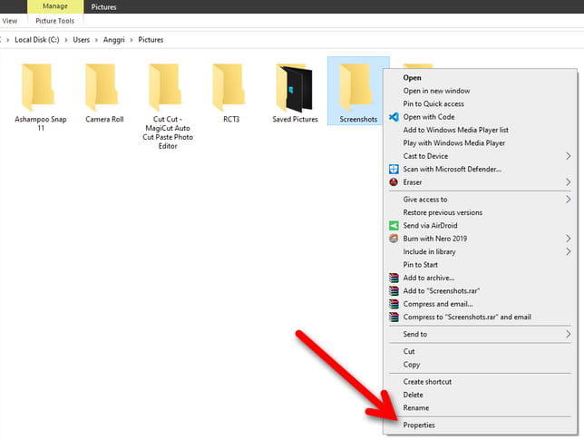 Lokasi Screenshot Di Windows 10 Dan Cara Mengubahnya Img 4