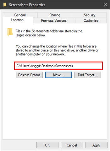 Lokasi Screenshot Di Windows 10 Dan Cara Mengubahnya Img 8