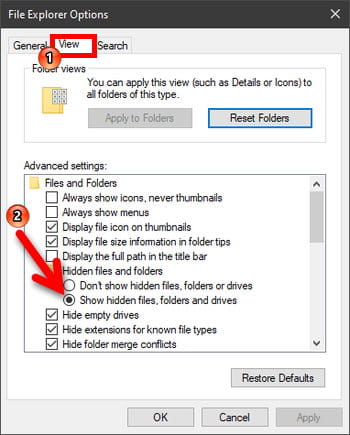 2 Cara Menampilkan File Tersembunyi Di Windows 10 Img 7