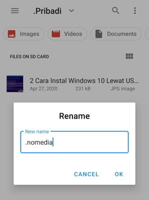 2 Cara Menyembunyikan File Di Android Tanpa Aplikasi Tambahan Img 7