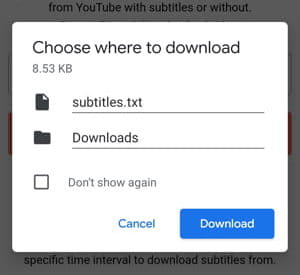 Cara Download Subtitle Video YouTube di Android
