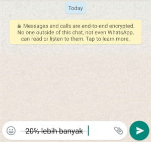 Cara Membuat Tulisan Coret (strikethrough) Di Whatsapp Img 13